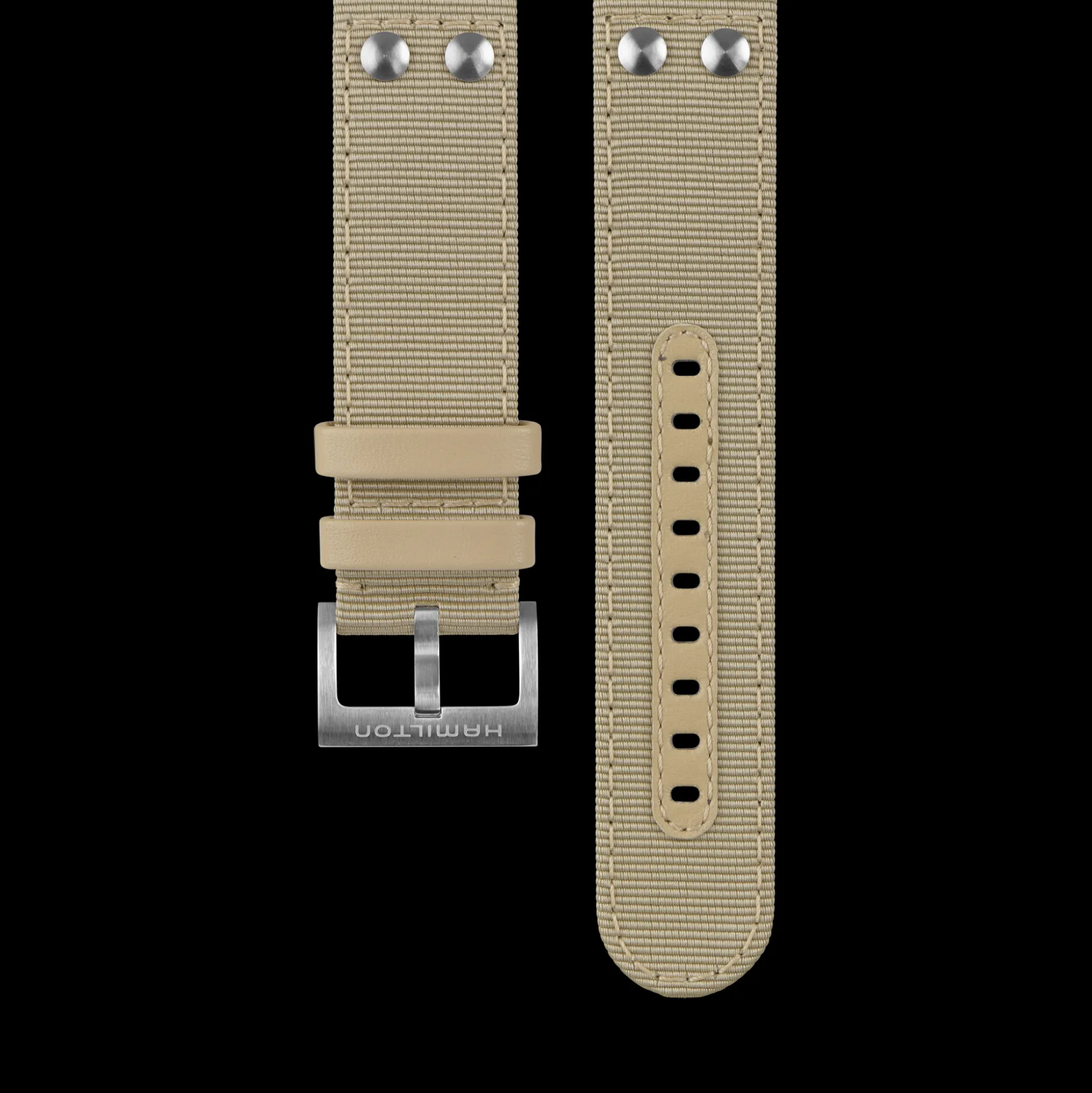 Khaki Aviation Beige Strap 22mm
