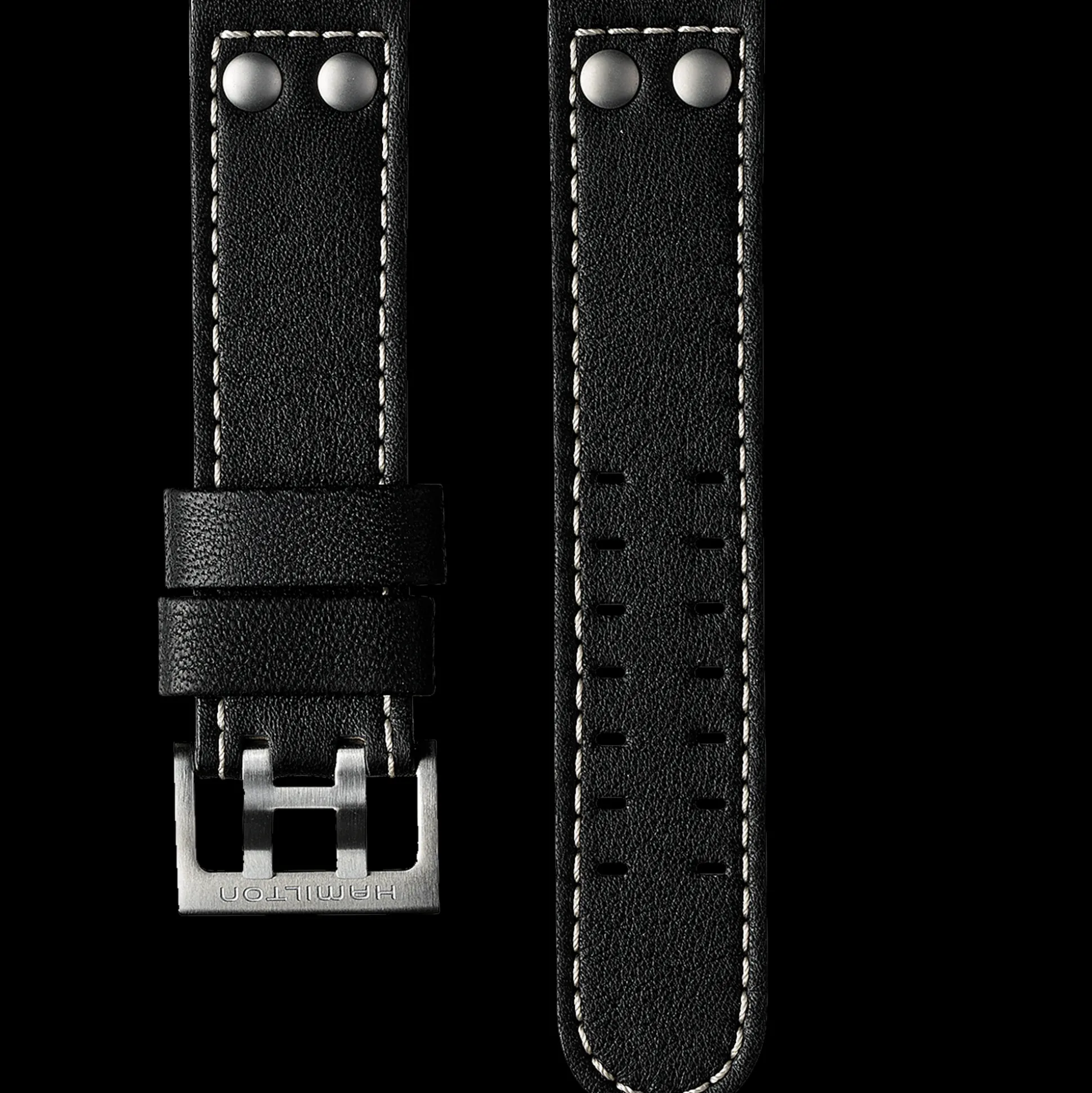 Khaki Aviation BLACK STRAP 22mm