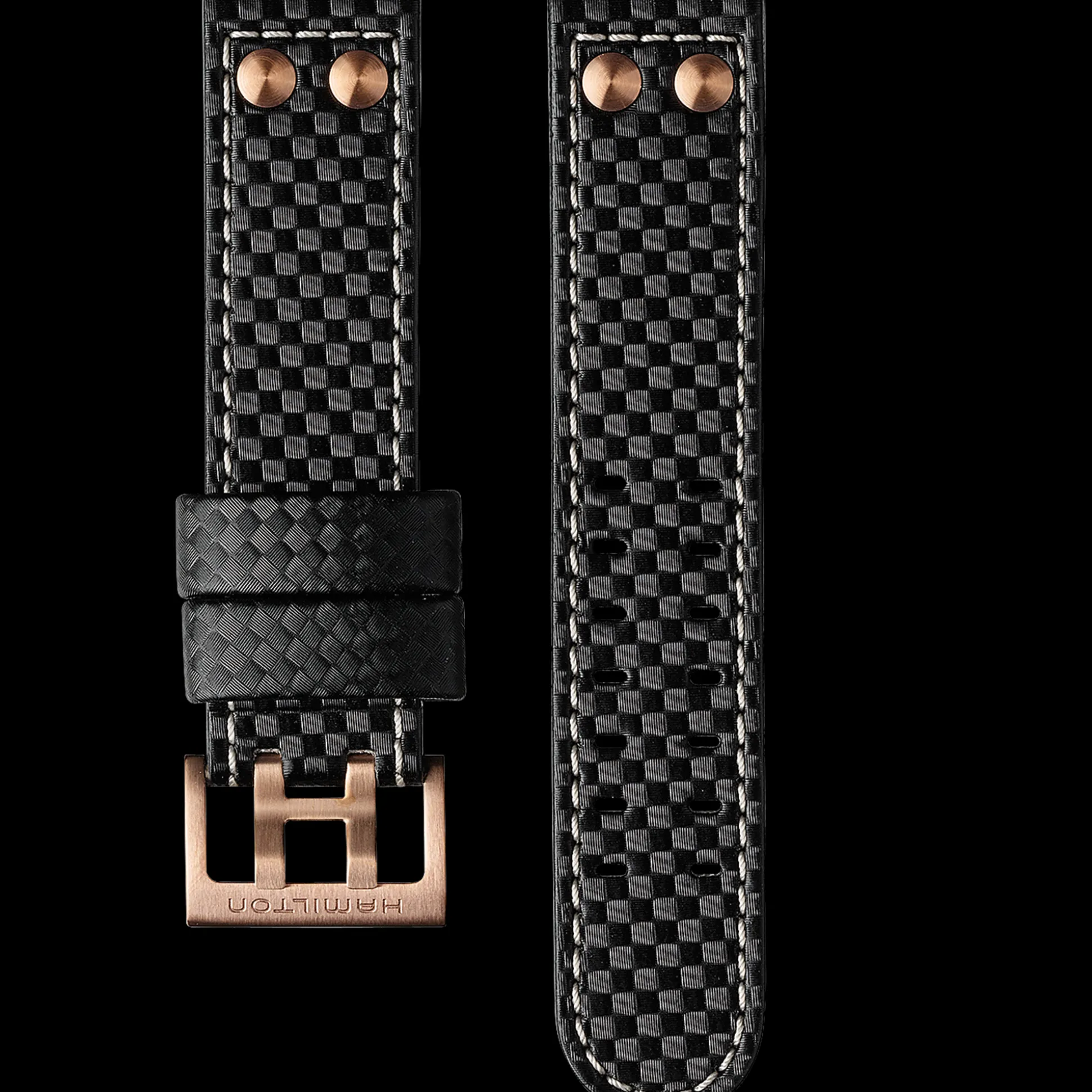 Khaki Aviation BLACK STRAP 22mm