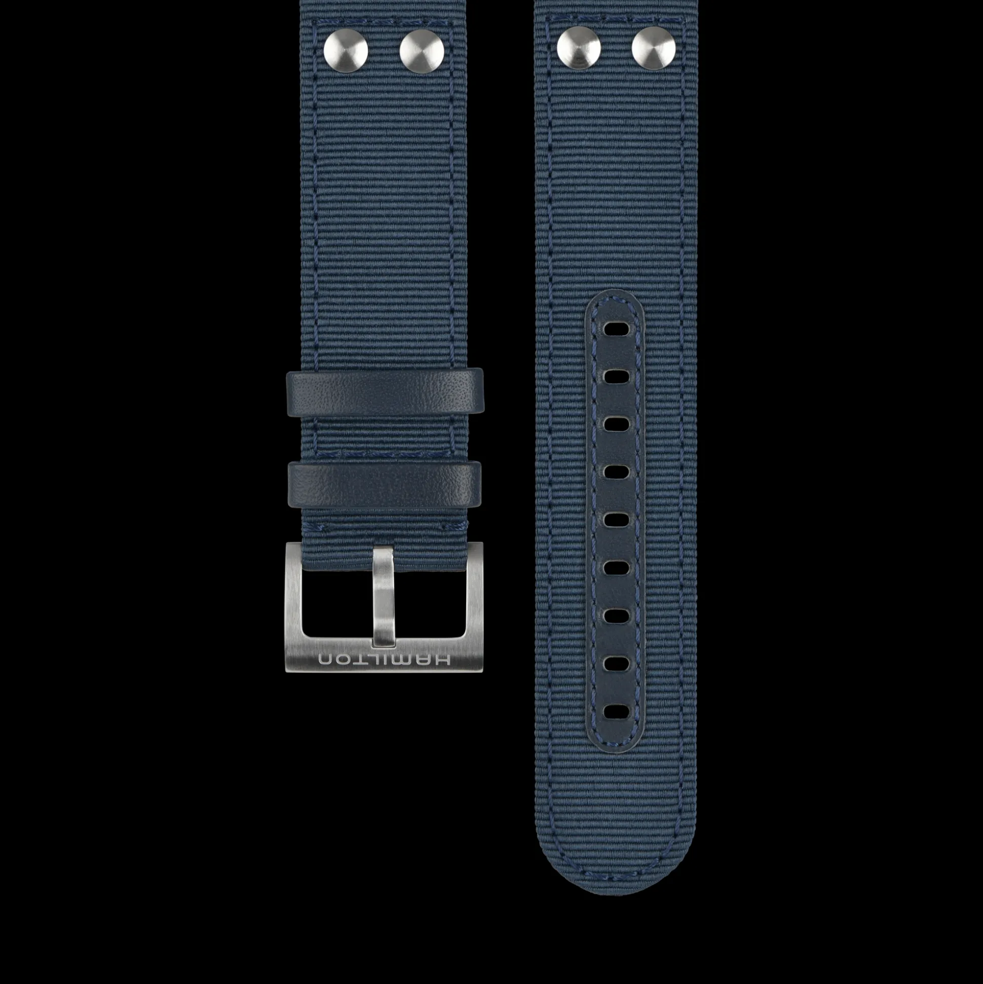 Khaki Aviation Blue Strap 22mm