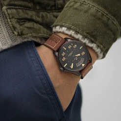 Khaki Aviation BROWN PVD 20MM