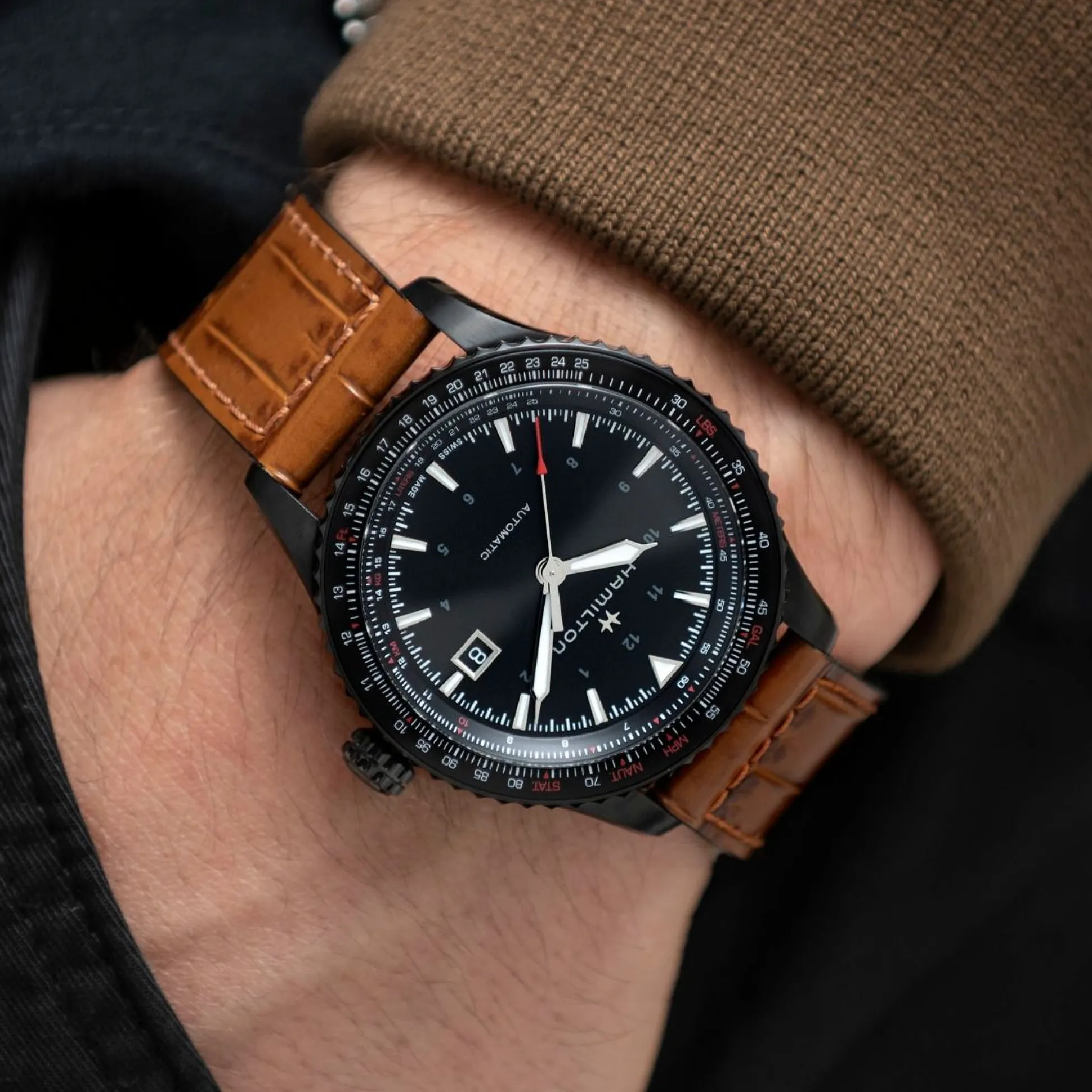 Khaki Aviation BROWN STRAP 20mm