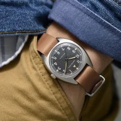 Khaki Aviation BROWN STRAP 18mm