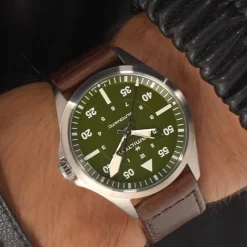 Khaki Aviation Pilot Auto 39mm