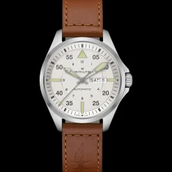 Khaki Aviation Pilot Day Date Auto
