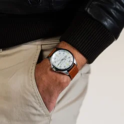 Khaki Aviation Pilot Day Date Auto