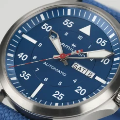 Khaki Aviation Pilot Day Date Auto - Air-Glaciers Edition