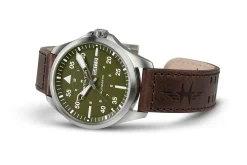 Khaki Aviation Pilot Day Date Auto