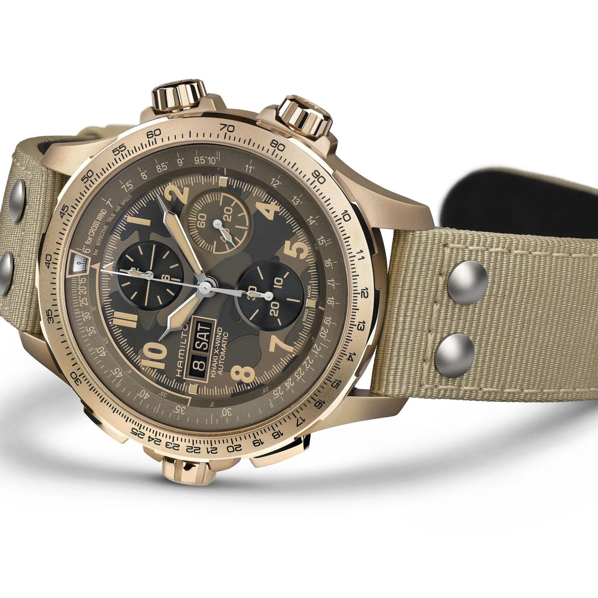 Khaki Aviation X-Wind Auto Chrono