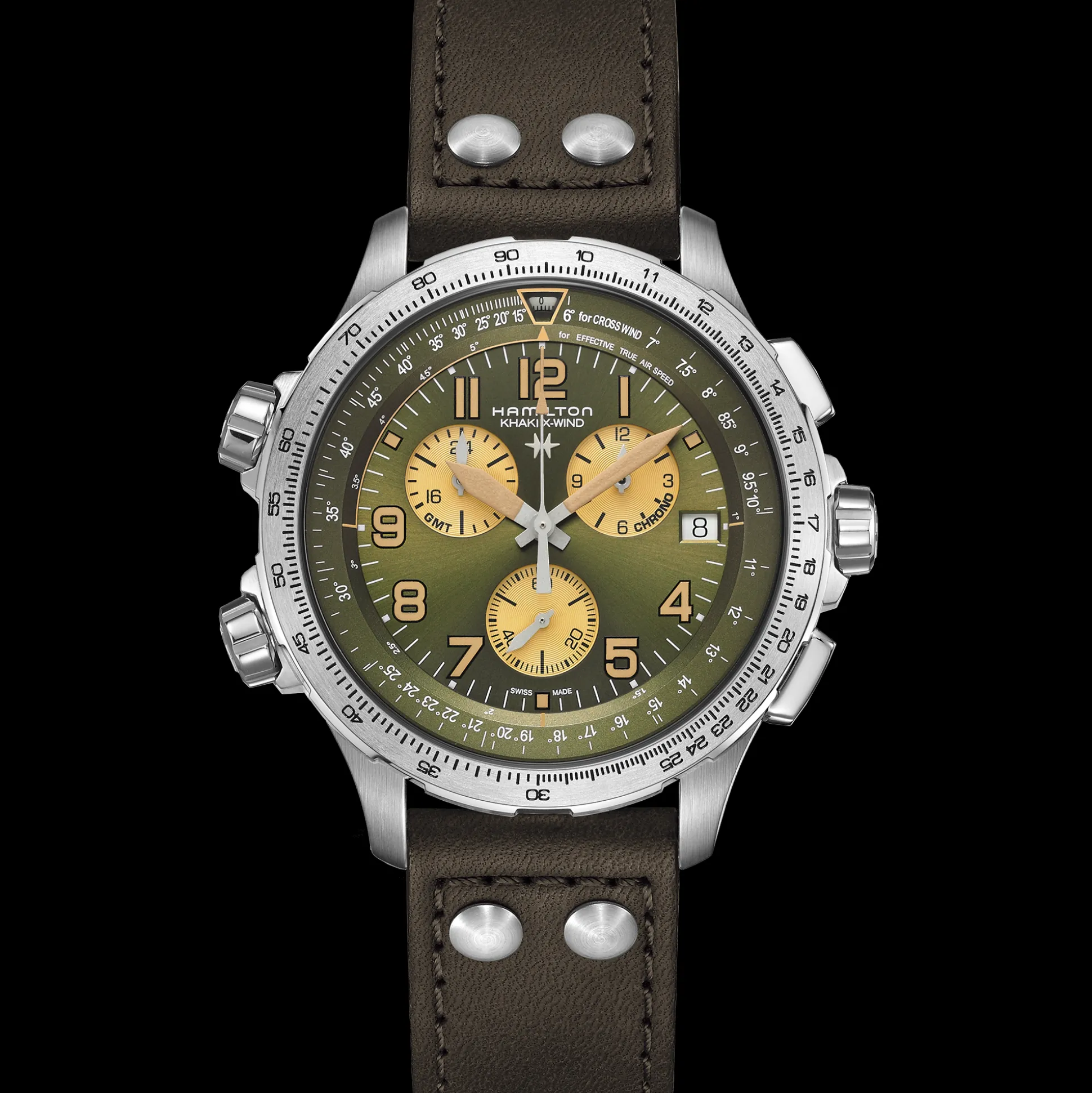 Khaki Aviation X-Wind GMT Chrono Quartz