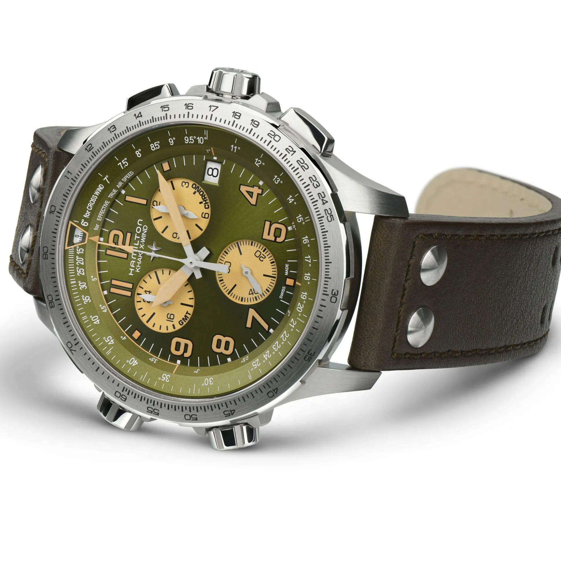 Khaki Aviation X-Wind GMT Chrono Quartz