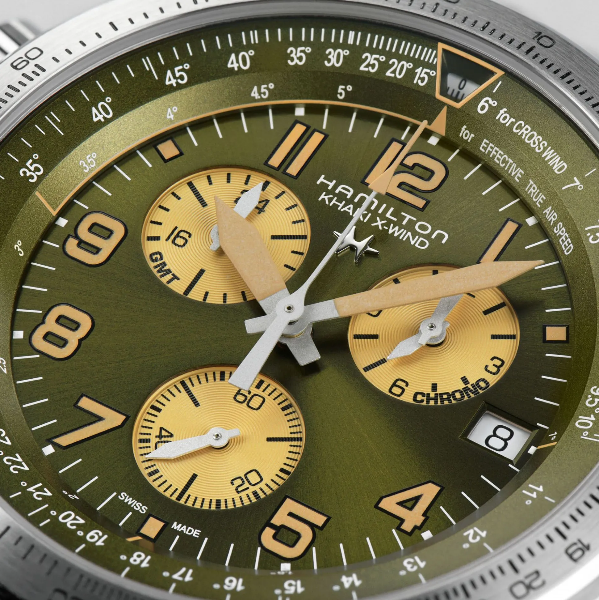 Khaki Aviation X-Wind GMT Chrono Quartz