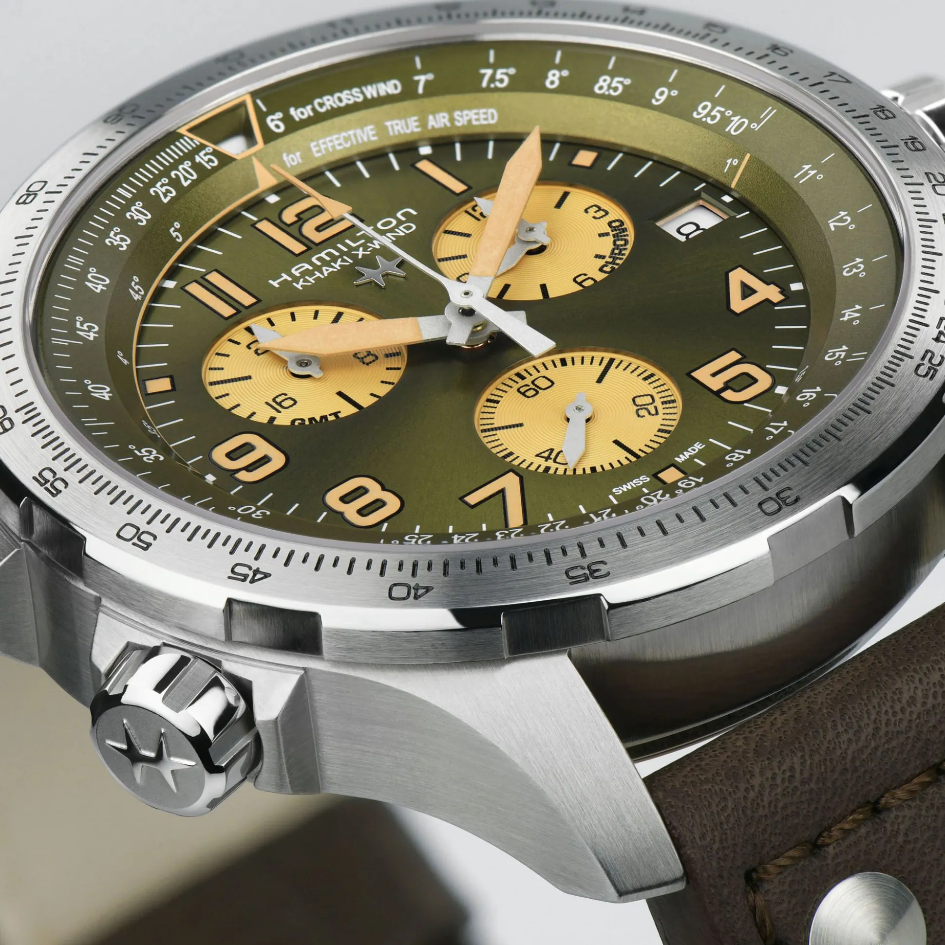 Khaki Aviation X-Wind GMT Chrono Quartz