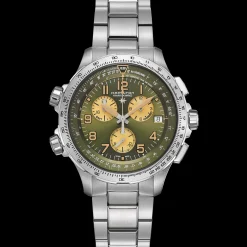 Khaki Aviation X-Wind GMT Chrono Quartz