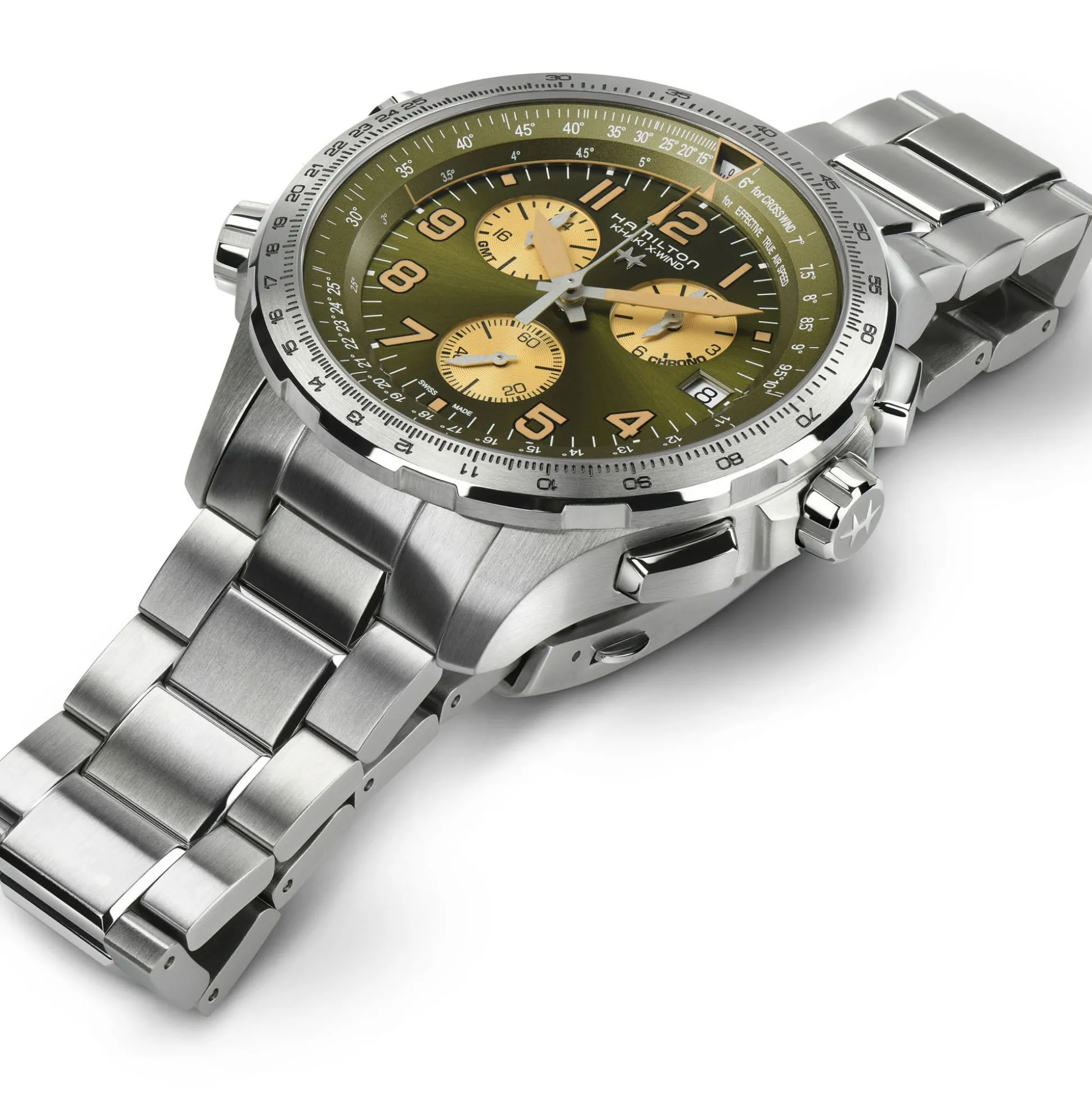 Khaki Aviation X-Wind GMT Chrono Quartz