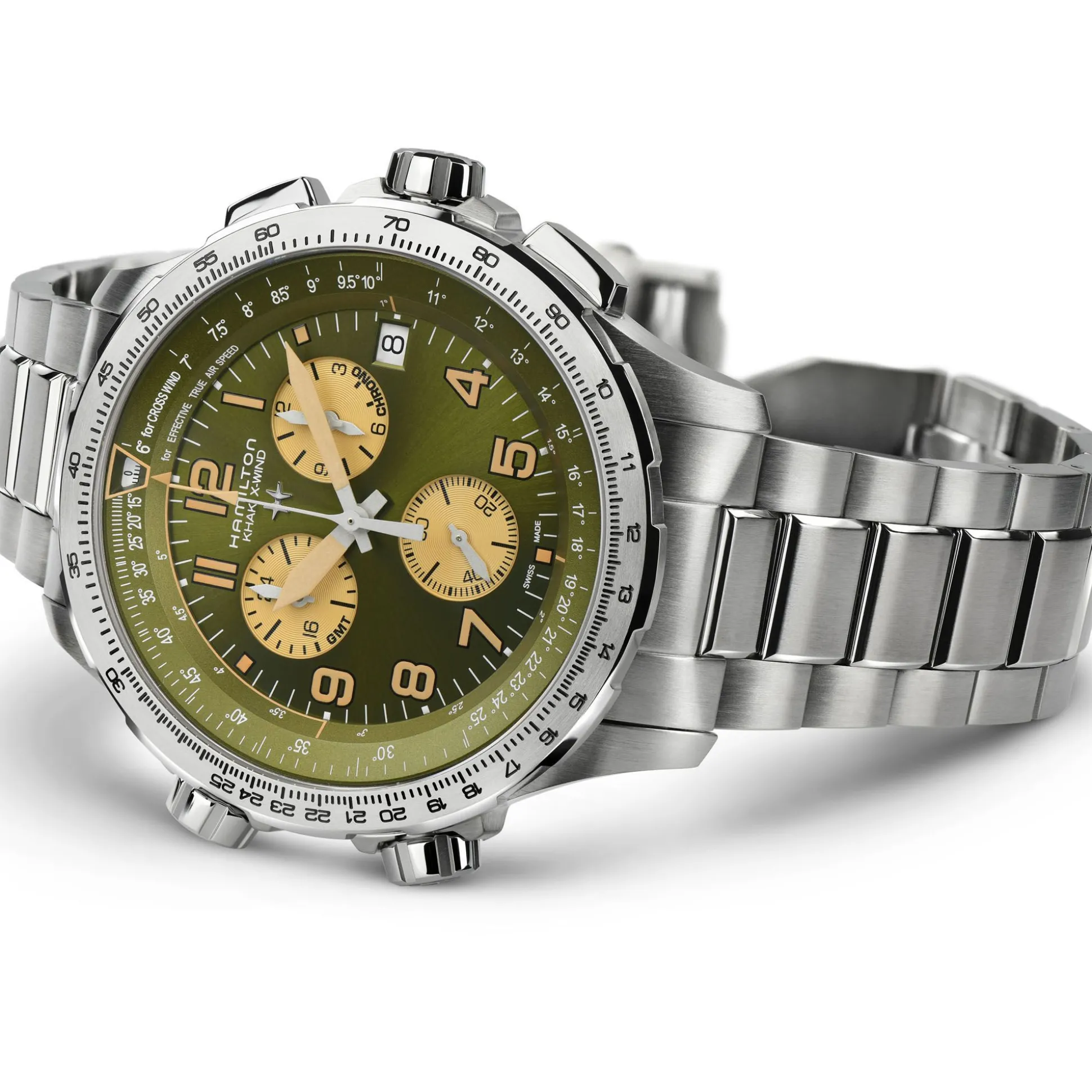 Khaki Aviation X-Wind GMT Chrono Quartz