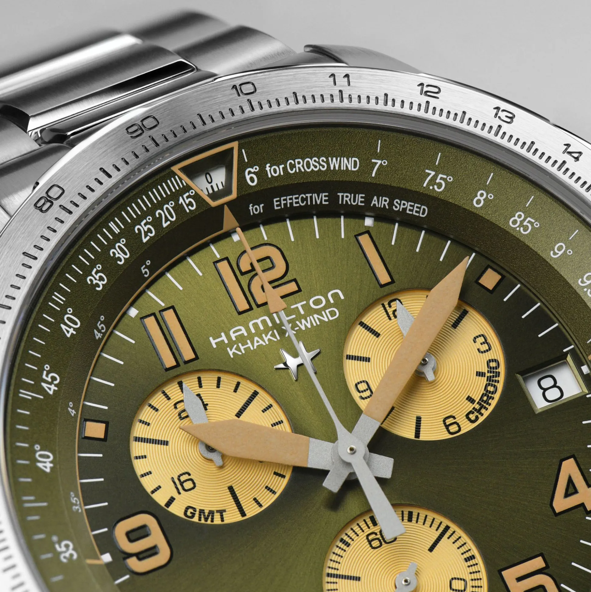 Khaki Aviation X-Wind GMT Chrono Quartz
