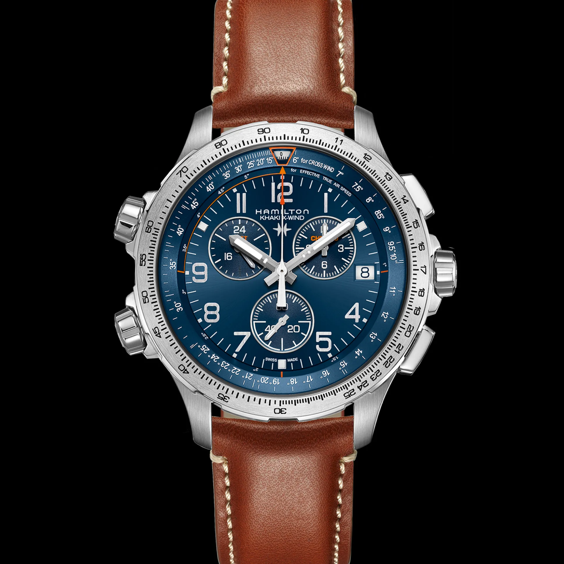 Khaki Aviation X-Wind GMT Chrono Quartz
