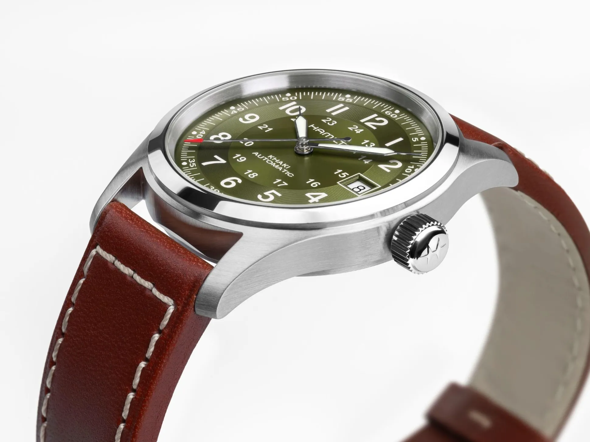 Khaki Field Auto 38mm