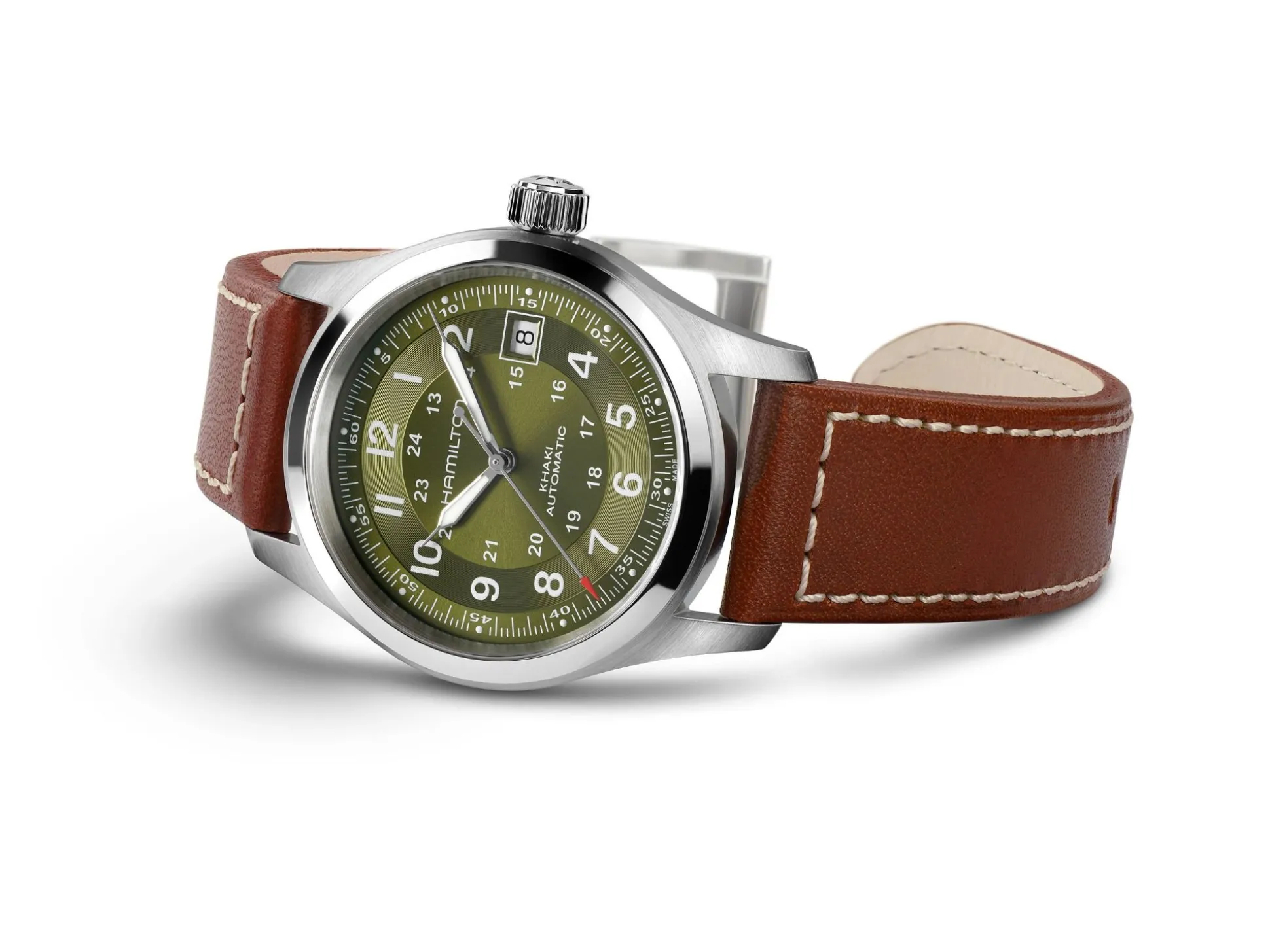 Khaki Field Auto 38mm
