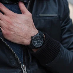Khaki Field BLACK STRAP 20mm