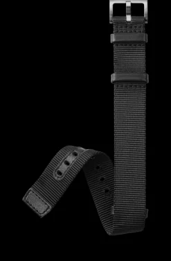 Khaki Field BLACK STRAP 20mm Standard