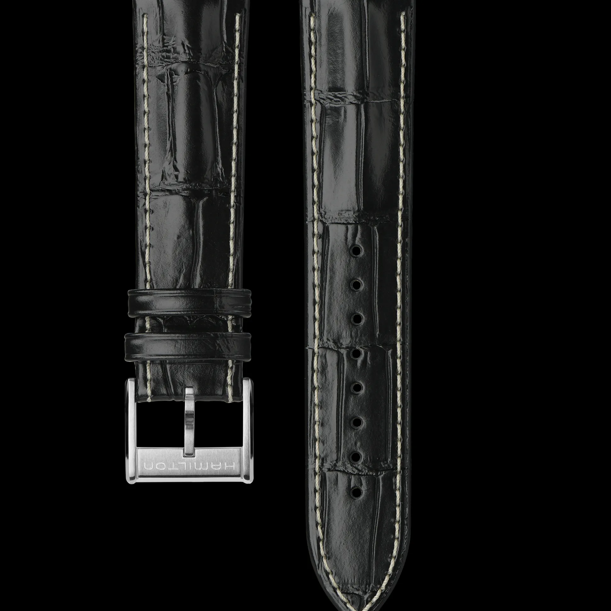 Khaki Field BLACK STRAP 22mm