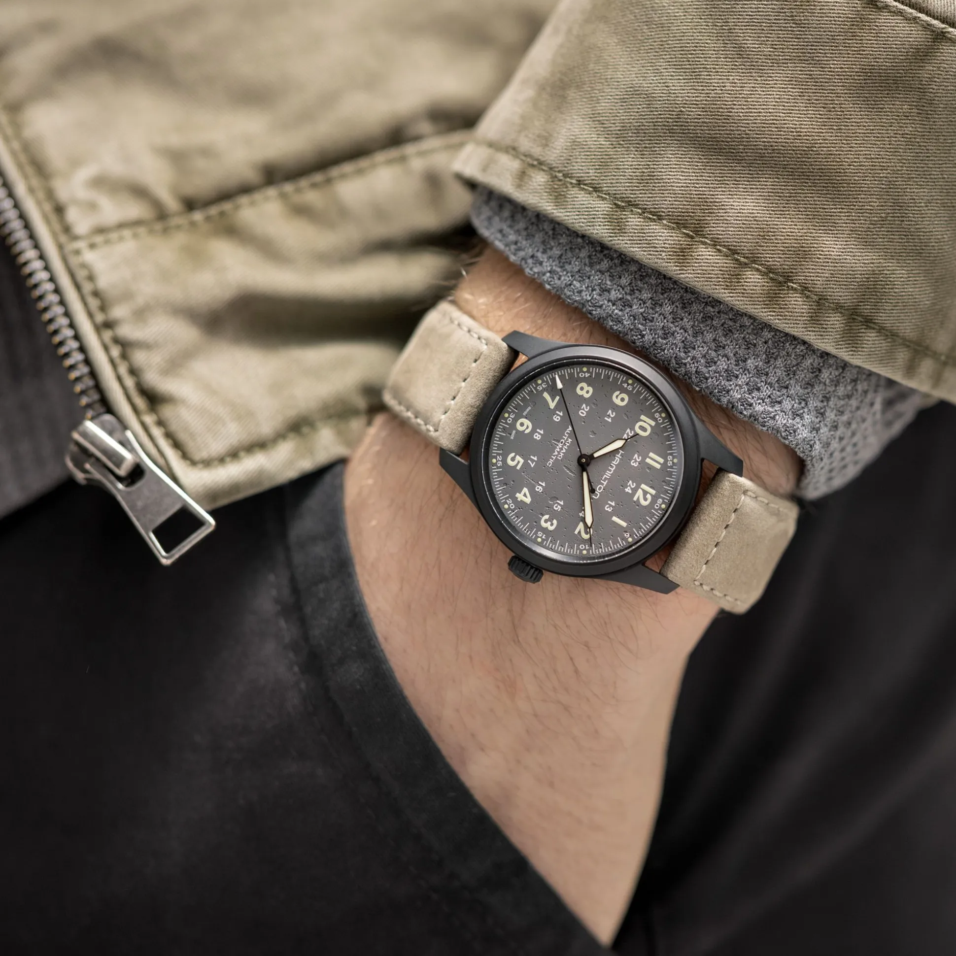 Khaki Field Grey Strap 20mm