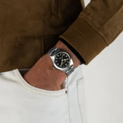 Khaki Field Metal Bracelet - Murph 38