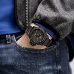 Khaki Navy Black Strap 22mm