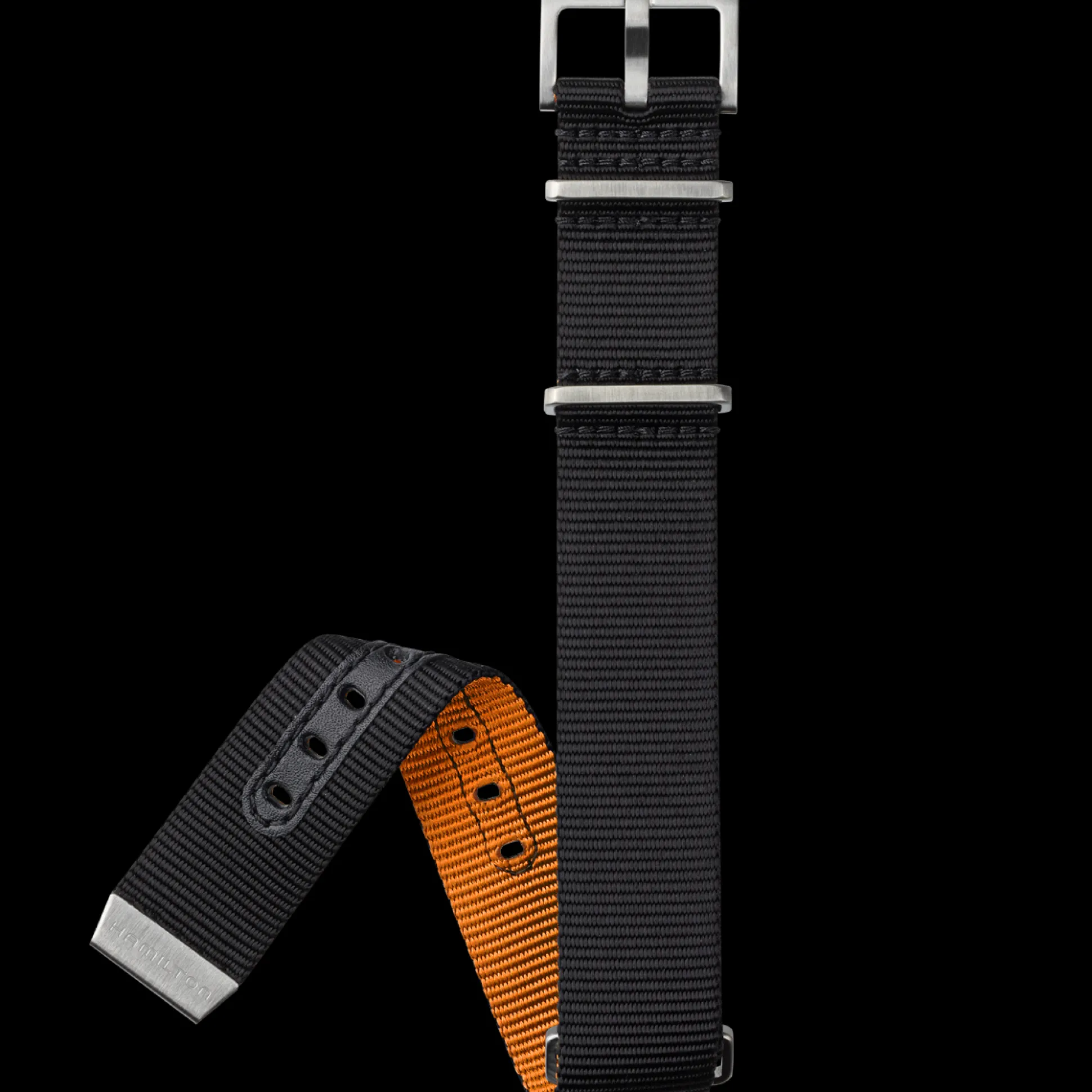 Khaki Navy BLACK STRAP 20mm