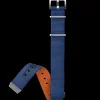 Khaki Navy BLUE STRAP 20mm