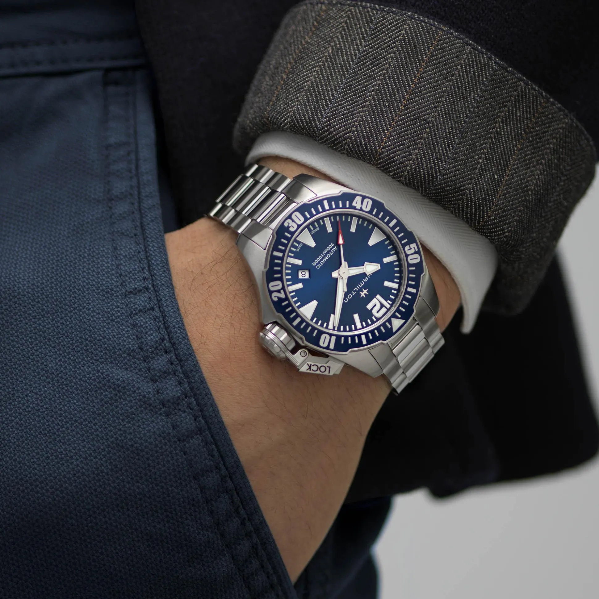 Khaki Navy Frogman Auto