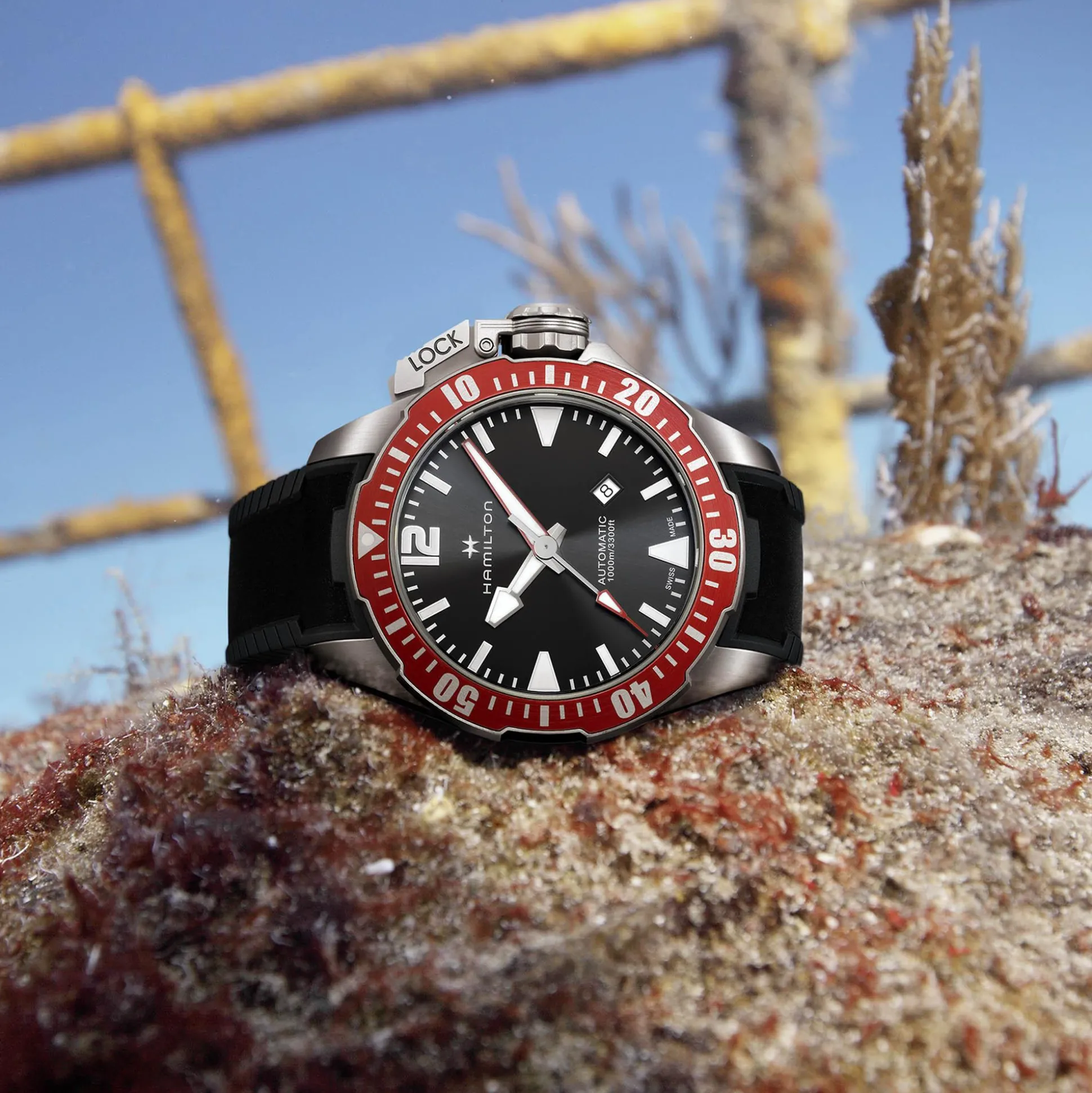 Khaki Navy Frogman Titanium Auto