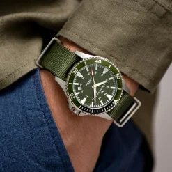 Khaki Navy GREEN STRAP 20mm