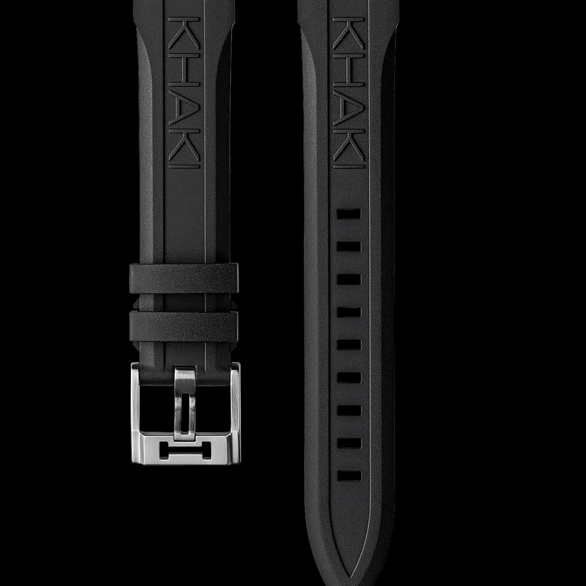 Khaki Navy RUBBER STRAP 20MM