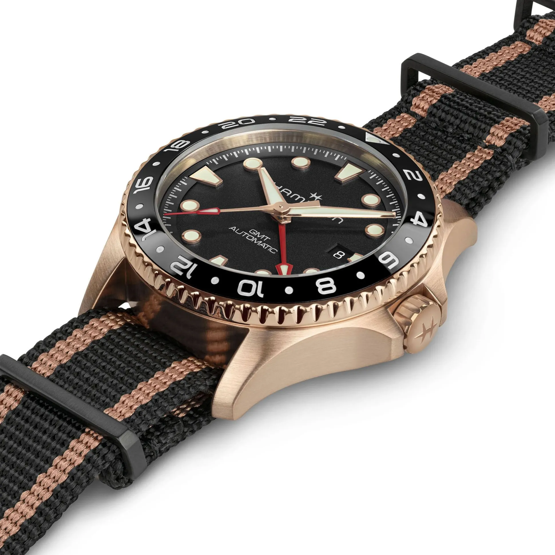 Khaki Navy Scuba Automatic GMT 43mm Bronze