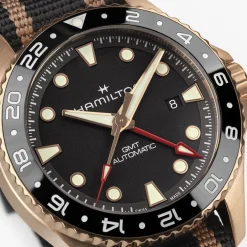 Khaki Navy Scuba Automatic GMT 43mm Bronze
